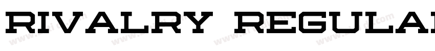 Rivalry Regular字体转换 Rivalry Regular字体转换